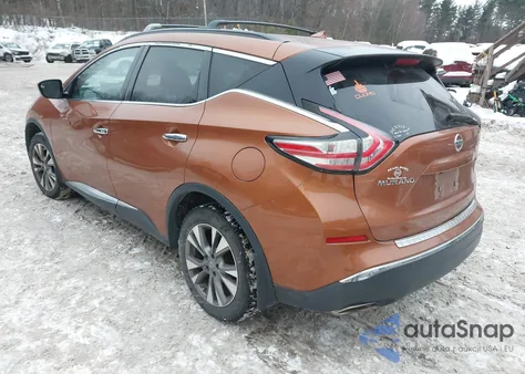 2015 Nissan Murano Sv z USA, uszkodzony, nr VIN 5N1AZ2MH4FN228175